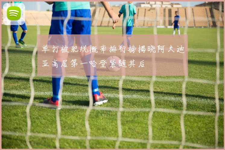 单打被犯规概率排行榜揭晓阿夫迪亚高居第一哈登紧随其后